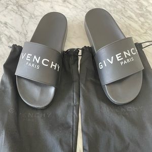 Mens size EU 45 (US 12) black Givenchy slides